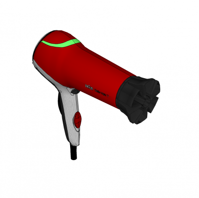 Hair dryer skp model