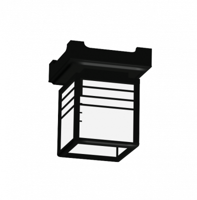 Japanese style lighting 3DS Max model 