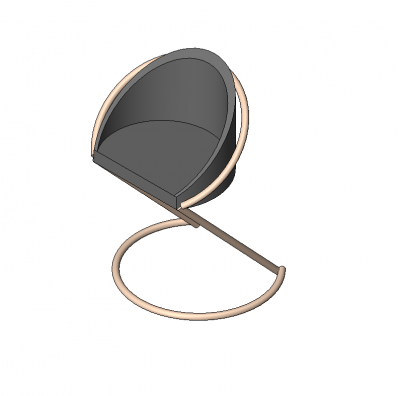 Bar chair Revit model 