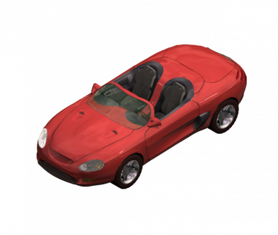 Mustang mark III 3DS Max model 