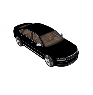 Audi A8 sketchup block