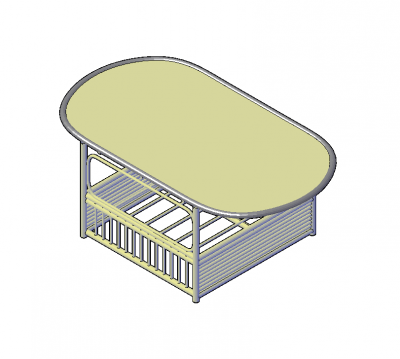 Rattan Tisch