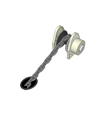Anchor winch sketchup block