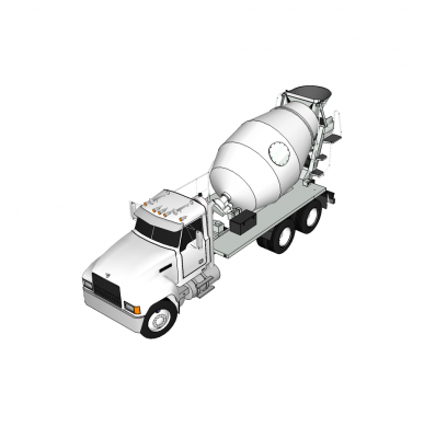 Cement mixer truck