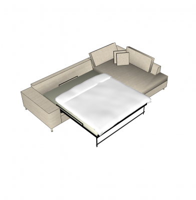 Schlafsofa SketchUp-Modell