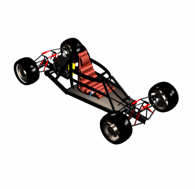 Dune buggy 3DS Max model 