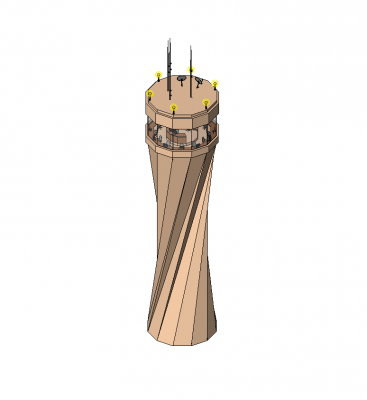 Air traffic control tower Revit model 