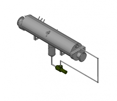 Chiller machine 3D DWG model 