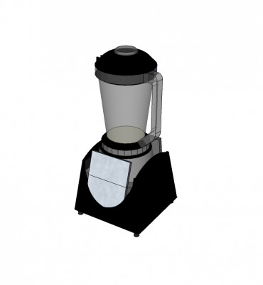 Smoothie blender sketchup block