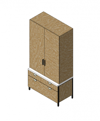 Storage Tower Revit model