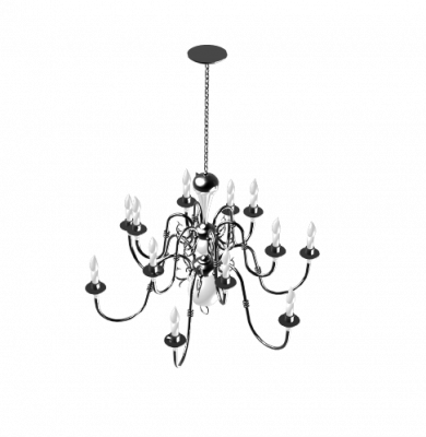 Antique Chandelier 3DS Max model 