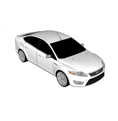 Ford mondeo sketchup model