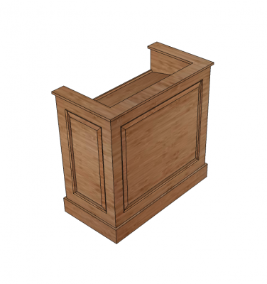 Hostess stehen Sketchup Block
