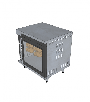 Rotisserie Ofen Sketchup Block