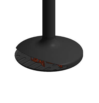 chimenea flotante moderna