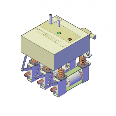 Circuit Breaker 3D DWG model 