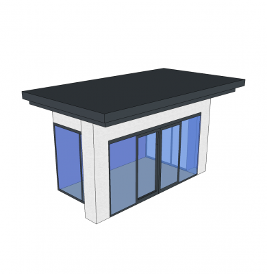 Reception entrance design sketchup model