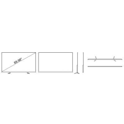70 inch TV Plan Elevation.dwg