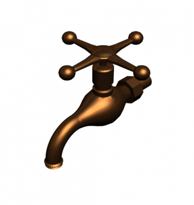 Outside tap 3DS Max model