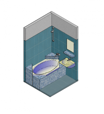 Ensuite design 3D models DWG
