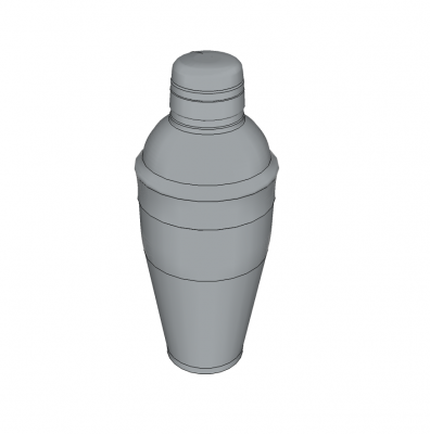 Cocktail-Shaker SketchUp-Modell