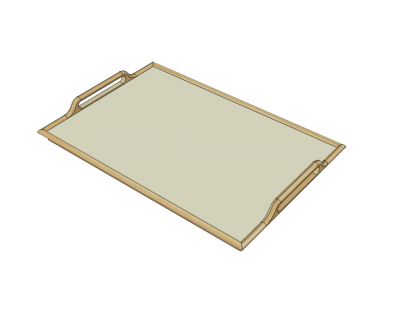 Modello TV Tray Sketchup