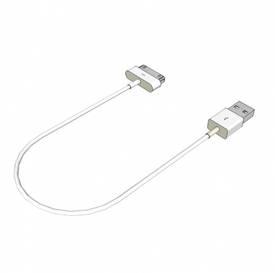 Iphone charger sketchup model