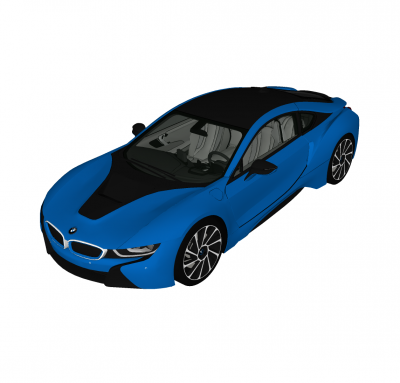 BMW i8 modèle sketchup