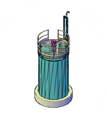 Potable water tank dwg