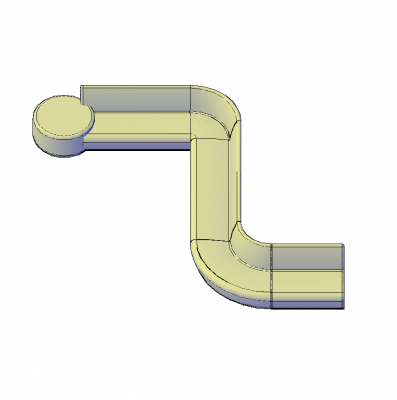 Divano curvo DWG