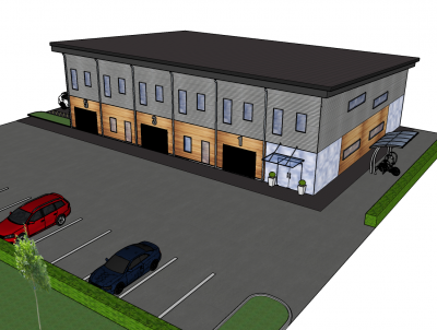 Incubation centre sketchup model