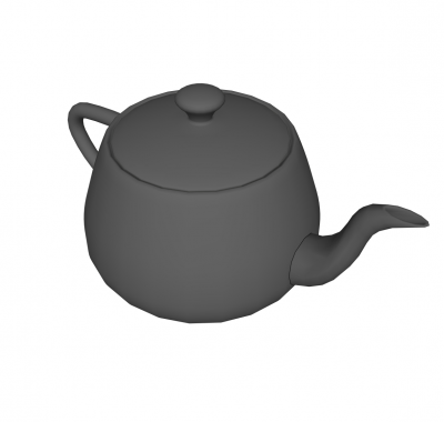 Teekanne Sketchup Modell