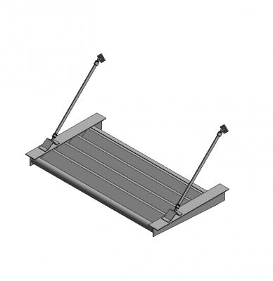 Louvre awning Revit model