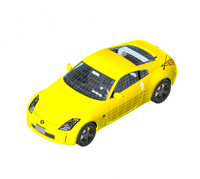 Revit model Nissan 350Z