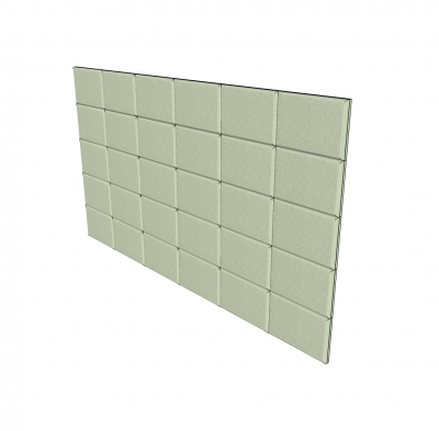 Bed headboard skp model