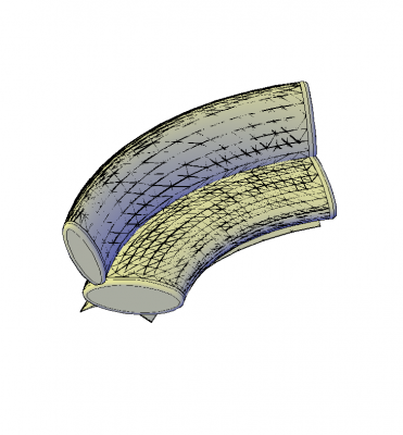 Modernes Sofa 3D-Modell