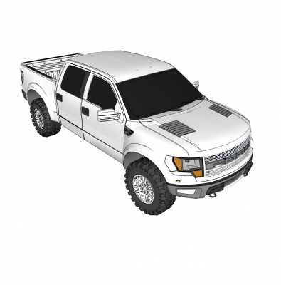 Ford Raptor Sketchup model
