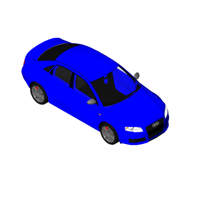modelo de Audi RS4 Revit