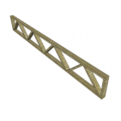 Floor truss sketchup model 