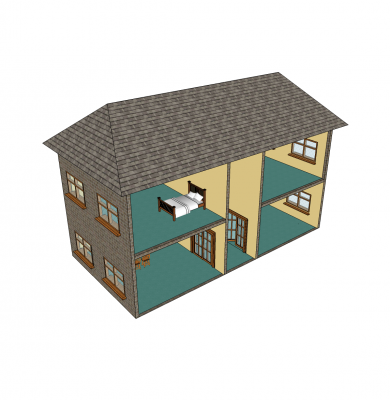 Dolls house Sketchup model 