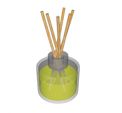 Reed-Diffusor Sketchup-Modell
