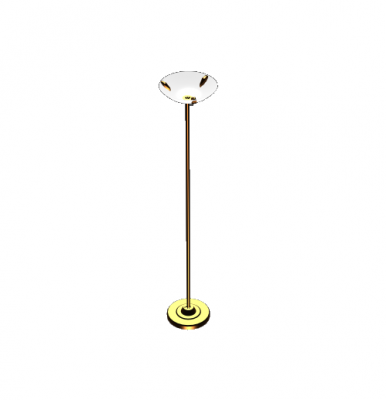 Floor lamp max , sketchup and 3D DWG 