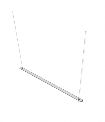 Duct hanger Sketchup model 