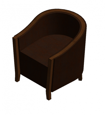Clubsessel Revit Modell