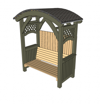 Arborsitz Sketchup