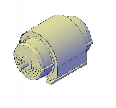 Motor refiner 3d dwg 
