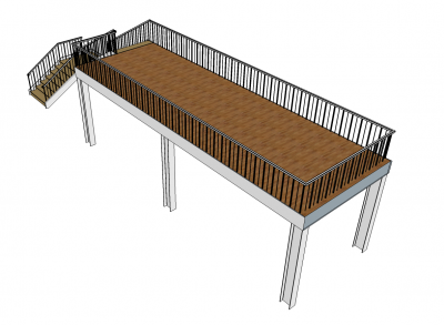 Mezzanine Boden Sketchup Modell