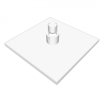 Drench Duschkopf Sketchup Modell