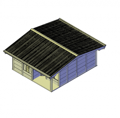Casa prefabbricata DWG