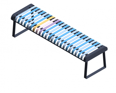 Straßenbank Revit Modell